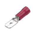 Terminal, Aperto Duplo - Macho, 6.3mm, Vermelho (0.5 - 1.5mm)