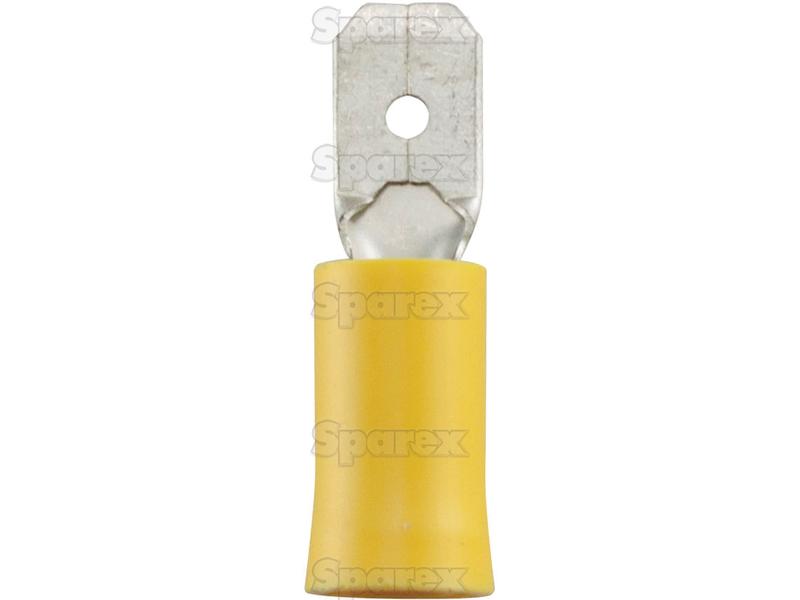Terminal, Aperto Duplo - Macho, 6.3mm, Amarela (4.0 - 6.0mm) (S.163572)