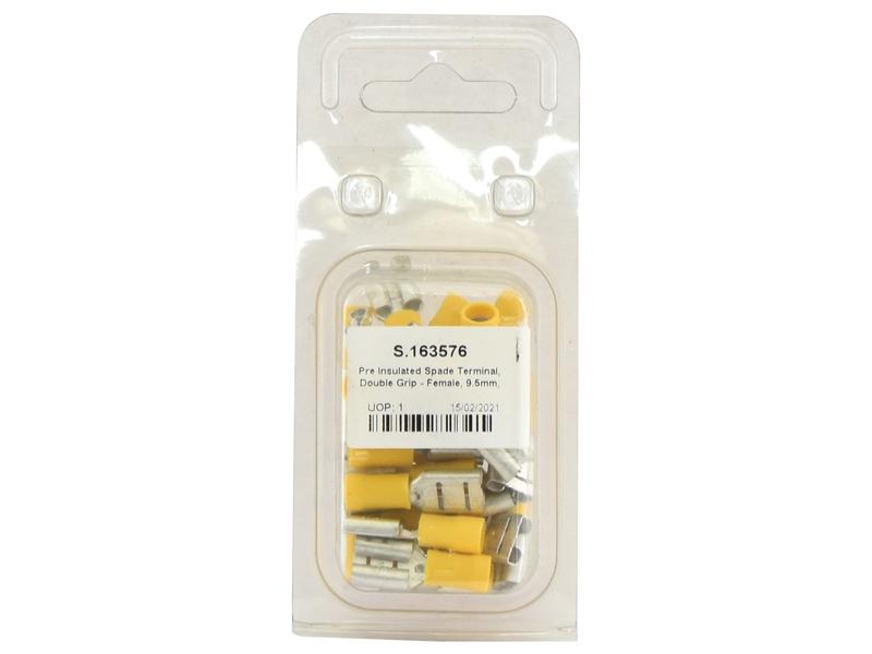 Agripak 25 un. Terminal 9.5mm, Amarela (S.163576)