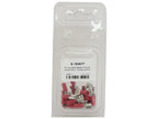 Agripak 25 un. Terminal 6.3mm, Vermelho (S.163577)