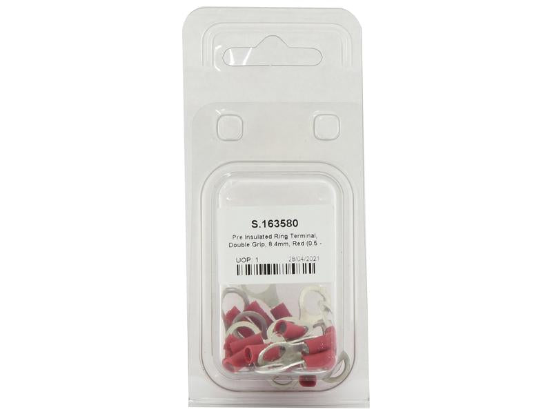 Agripak 25 un. Terminal, 8.4mm, Vermelho (S.163580)