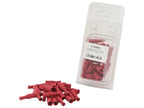 Agripak 25 un. Term. pré-isolado - Fêmea, 4.0mm, Vermelho (S.163582)