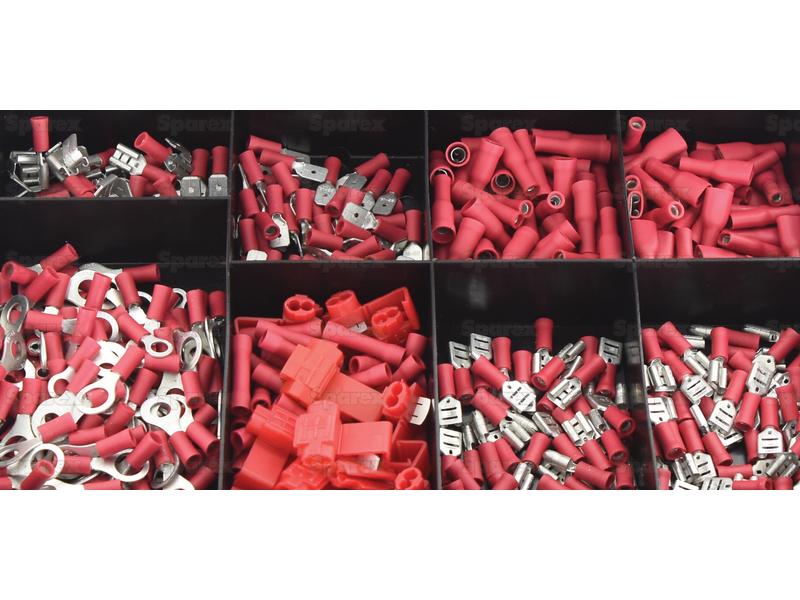 Sortido 430 un. Kit Terminais Vermelho (S.163588)
