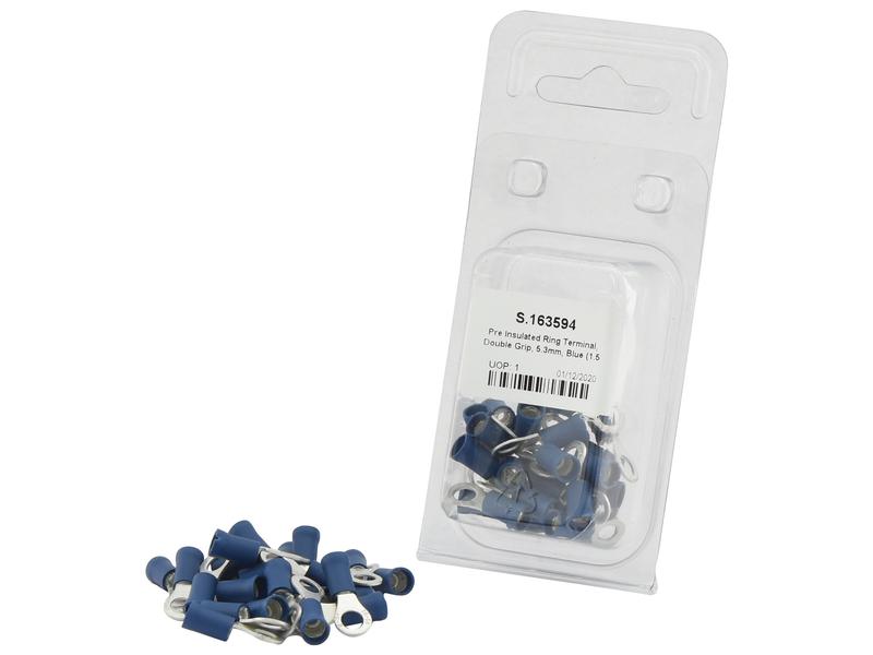 Agripak 25 un. Terminal, 5.3mm, Azul (S.163594)