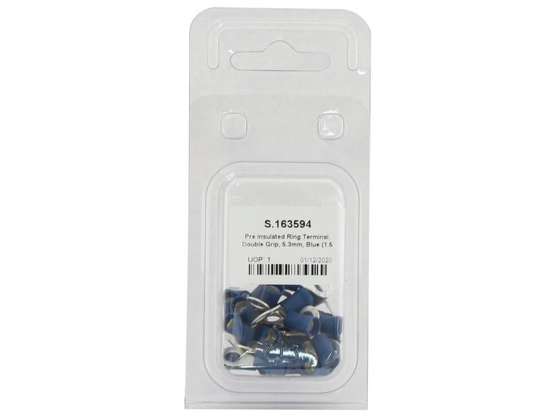 Agripak 25 un. Terminal, 5.3mm, Azul (S.163594)