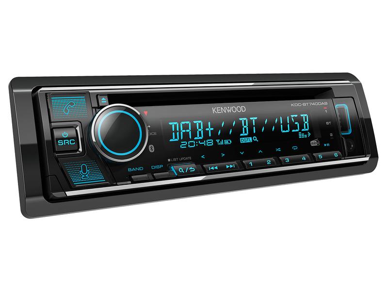 Rádio Stereo - KENWOOD (KDCBT740DAB+DABSplitter, KDC-BT740ANT5) (S.163659)