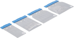 Conjunto de espátulas japonesas | Tira de aço de molas | 50 / 80 / 100 / 120 mm | 4 peças