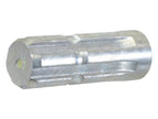 Veio estriado PTO —numa extremidade - 1 3/8'' - 6 estrias, Comp: 100mm (S.16383)