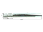 Veio estriado PTO —numa extremidade - 1 3/8'' - 6 estrias, Comp: 100mm (S.16383)