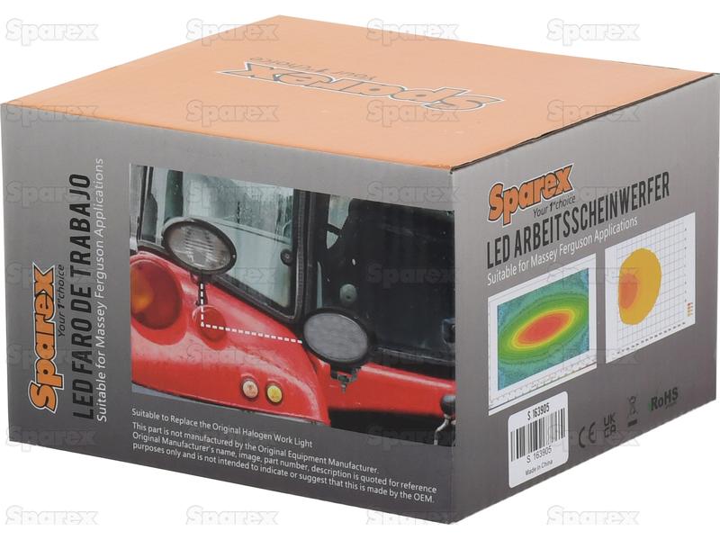 Farol de trabalho LED, 4500 Lumens, 10-30V (S.163905)