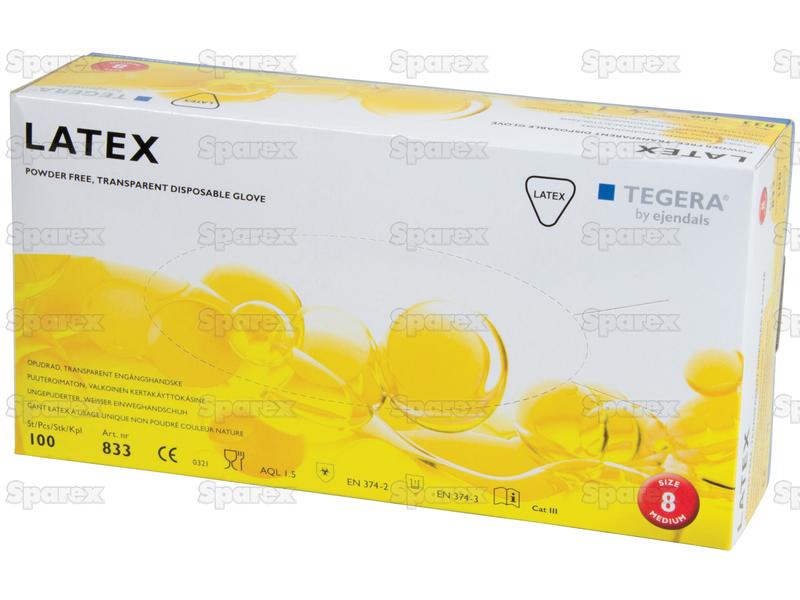 Luvas Ejendals TEGERA 833 - 8/M (Quantidade por caixa: 100 un.) (S.164053)