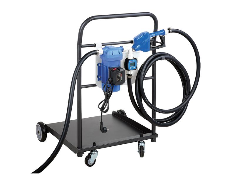 FuelWorks - AdBlue Kit movel Bomba transfega, automatica Nozzle Fornecido com Flow Meter 230V, (Euro Plug) (S.164431)