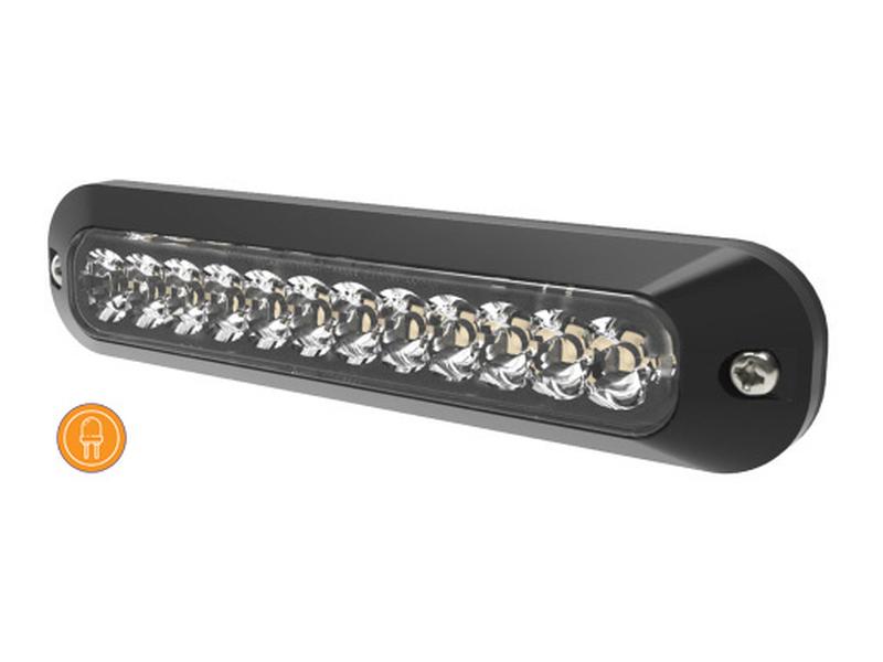 Farolim LED Perigo, 12 LEDs, Cor de luz: amarelo / Transparente (S.164692)