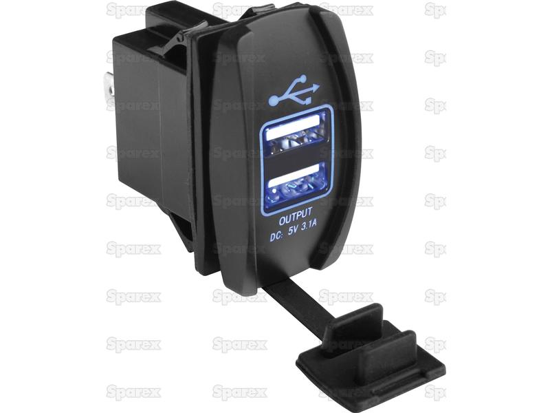 Agripak Int. USB Charger 2 posições (S.164743)