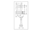 Manilha de âncora tipo parafuso G2130 - Carga de trabalho segura: 3/4T, Tamanho:7.94mm (S.164967)