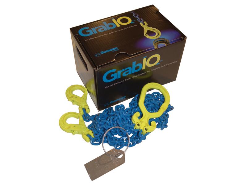 Gancho para fundas com corrente GrabiQ - Número de pernas: 2, Comprimento: 3M, Carga de trabalho segura: 5.6T (S.165017)