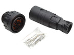 Ficha ISOBUS DuraMate™ 2x45A (6mm²) com adaptador de tubo canelado (S.165263)