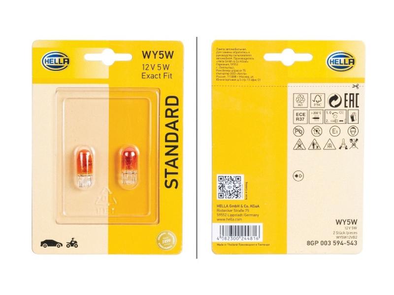 Lâmpada 12V W2.1x9.5d Blister 2 un. (S.165744)