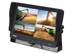 Sistema de Câmara digital com fios com 9'' Monitor de botões tácteis digitais 4QUAD Split (S.166338)