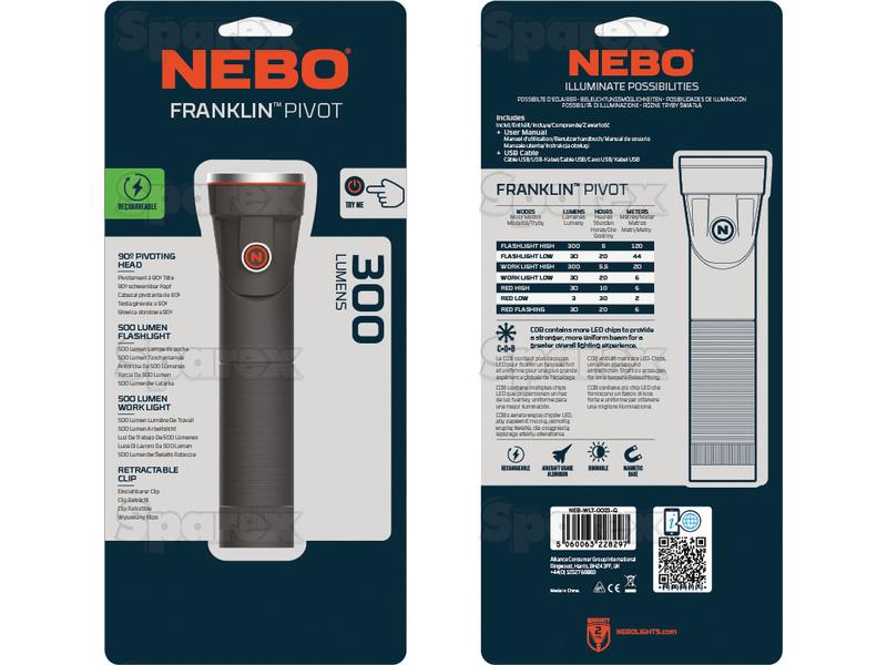 Lanterna Nebo Franklin™ Pivot (S.166355)