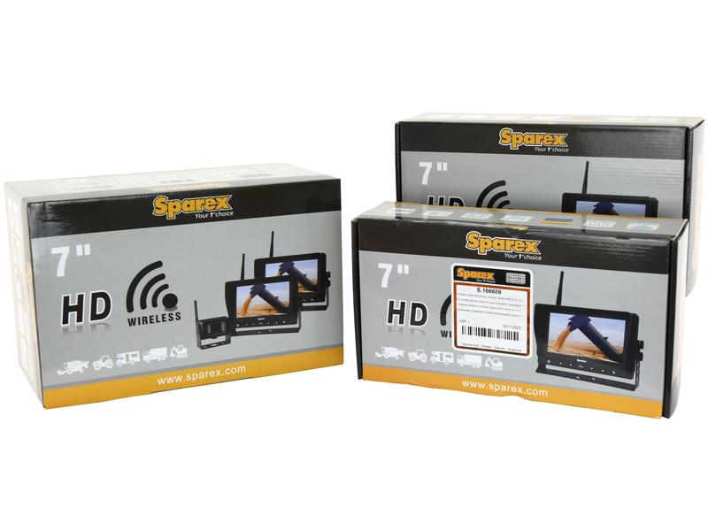 Sistema de Camara digital wireless x 4 7'' monitor, x 1 Câmara CMOS de x 4 sunvisor Removível x 1 manual (S.166609)
