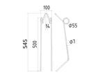 Mola - Ø7mm, Comp: 545mm Aplicavel em: 50400317 (S.166710)