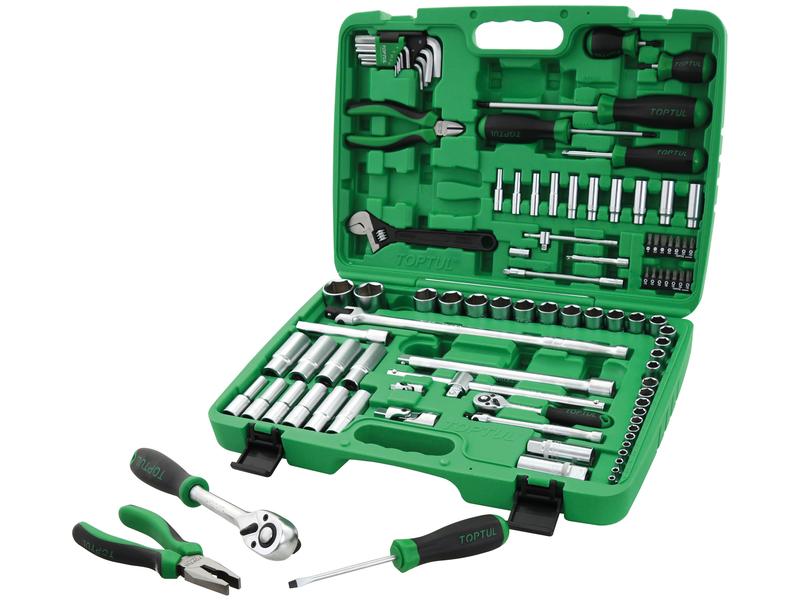 Jogo de ferramentas de 1/4'' e 1/2'' (97 un.) (S.166753)