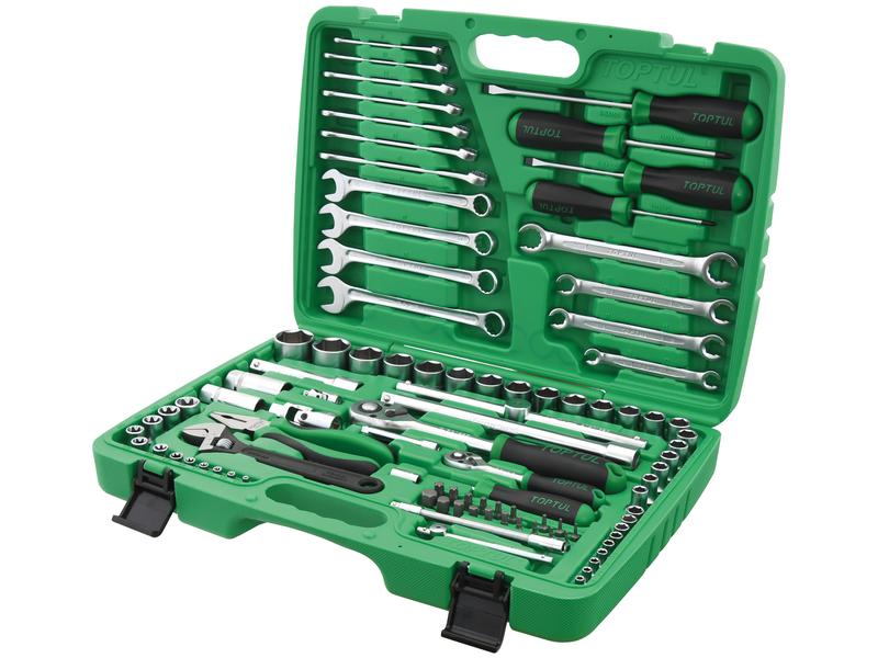 Jogo de ferramentas de 1/4'' e 1/2'' (96 un.) (S.166771)