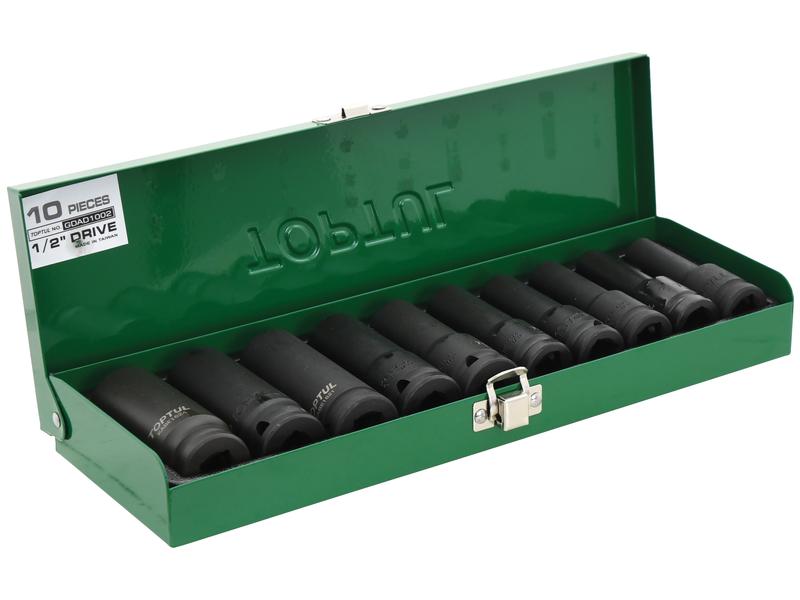 Jogo de chaves caixa longa de impacto 1/2'' (10 un.) (S.166781)