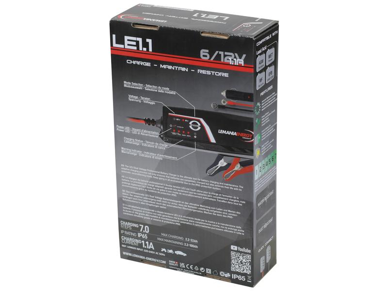 Carregador de bateria (LEM 1.1) 6/12V (S.167712)