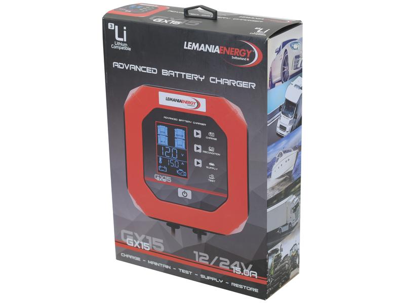 Carregador bateria (GX15) 12/24V (S.167717)