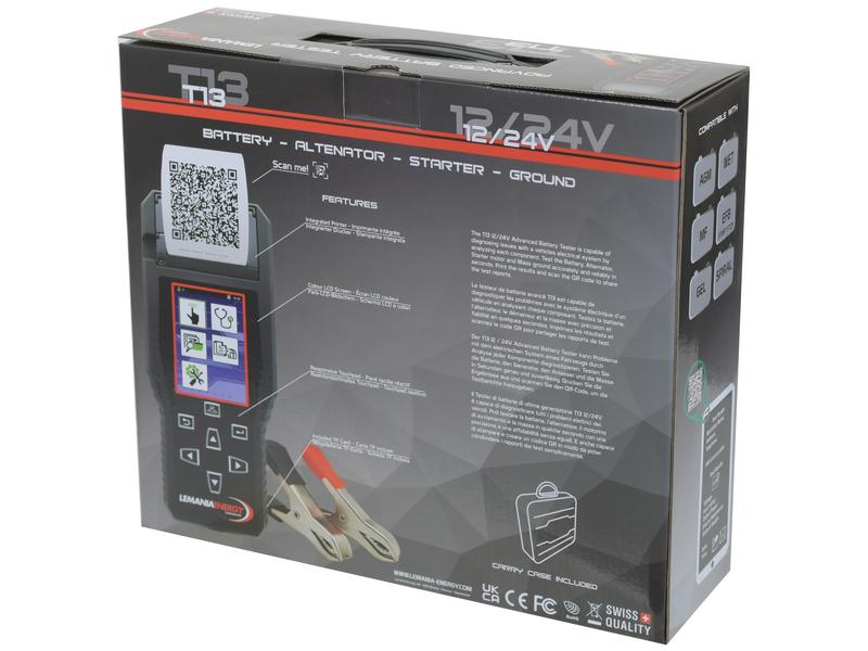 Teste de bateria (T13) 12/24V (S.167719)