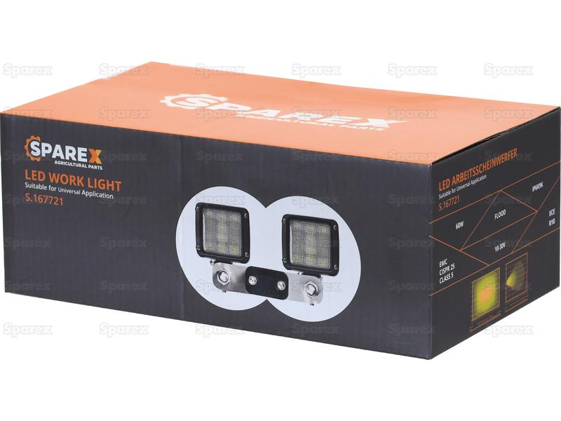 Farol de trabalho LED, 6600 Lumens, 10-30V (S.167721)