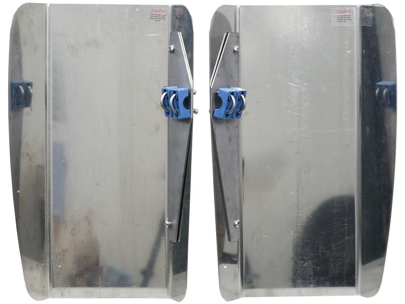 Twin Electric Mirror Guard - Para: John Deere (Consultar os dados da marca e do modelo para obter informações sobre a montagem efectiva do modelo) (S.170506)