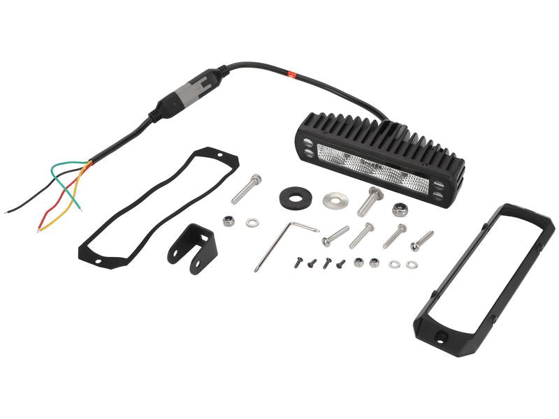 LED Barra de Iluminação LED com luz de aviso, 192mm, 3200 Lumens, 9-36V (S.170645)