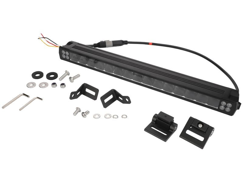 LED Barra de Iluminação LED com luz de aviso, 484mm, 11000 Lumens, 9-36V (S.170646)