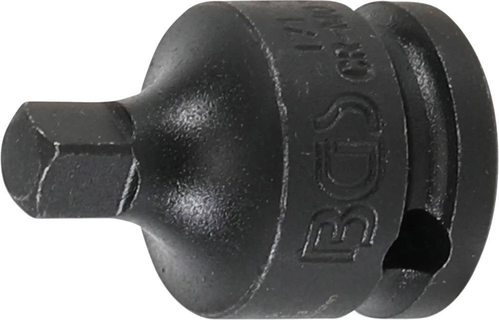 Adaptador para chave de caixa de impacto | Quadrado externo 10 mm (3/8") - Sextavado externo 6,3 mm (1/4")
