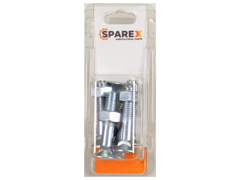 Parafuso c/porca - M12 x 55mm, 8.8 (6 un. Agripak) (S.172468)