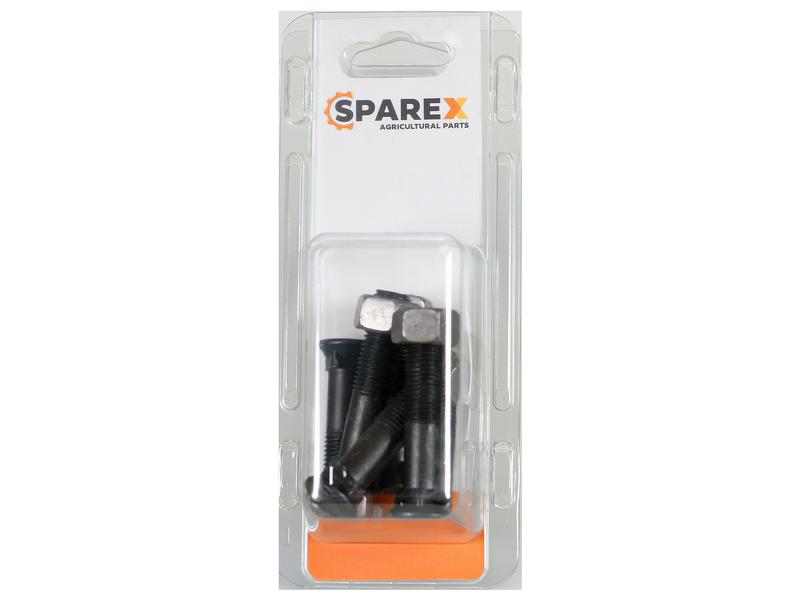 Parafuso c/porca - 7/16'' x 55mm, Resistência à tração 8.8 (6 un. Agripak) (S.172475)