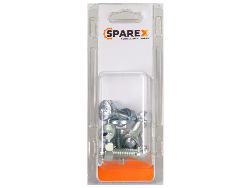 Parafuso c/porca - M10x38mm, 8.8 (6 un. Agripak) (S.172498)