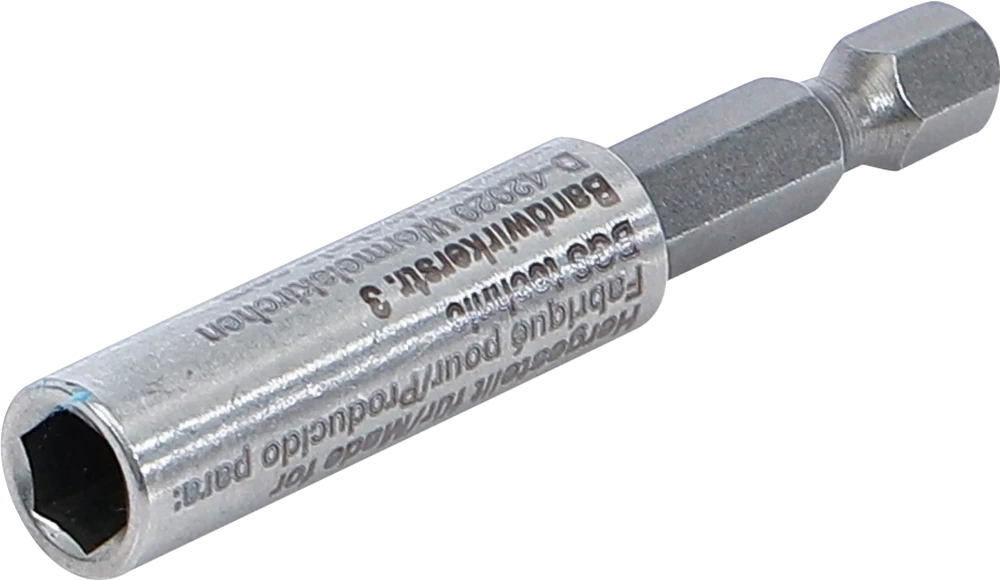 Suporte de pontas magnético, extra forte | Saída de sextavado externo 6,3 mm (1/4") | 60 mm