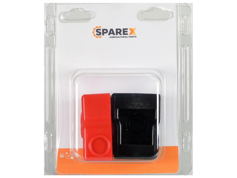 Agripak 2 un. tampa terminal bateria Vermelho e Preto (S.172766)