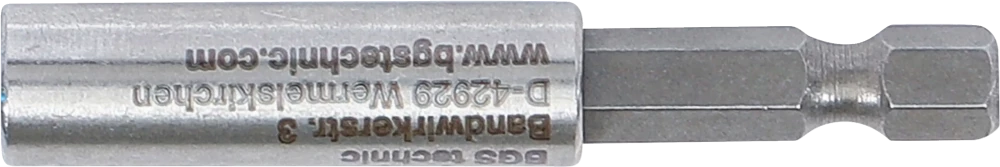 Suporte de pontas magnético, extra forte | Saída de sextavado externo 6,3 mm (1/4") | 60 mm