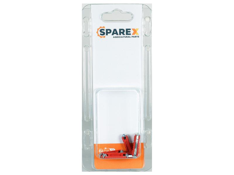 Agripak 6 un. Fusível torpedo 16 Amps (S.172806)
