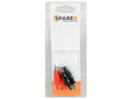 Agripak 4 un. Garra crocodilo - 2.0 Amps, Vermelho Preto (S.172817)