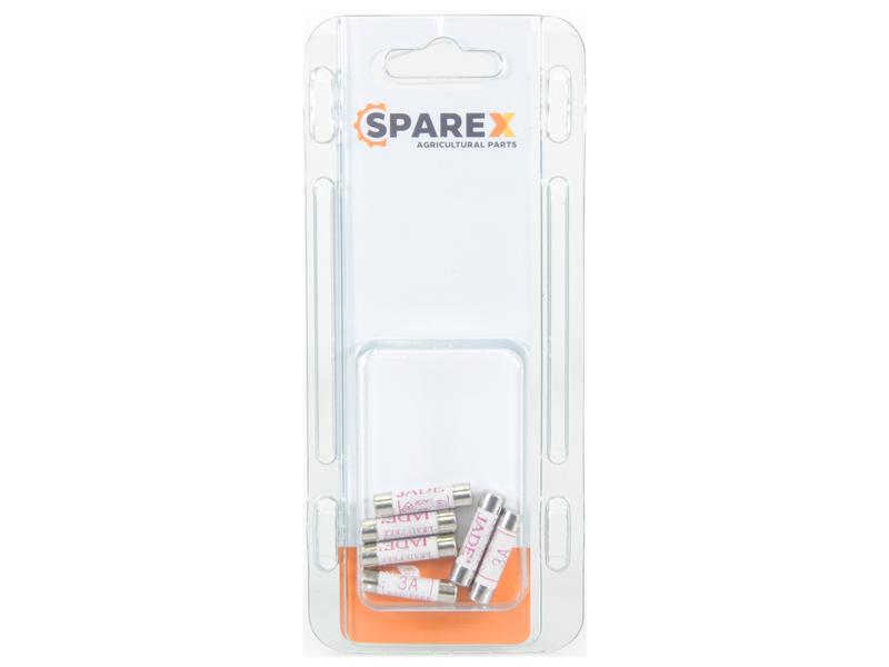 Agripak 6 un. Fusível doméstico 240V 3.0A (S.172825)