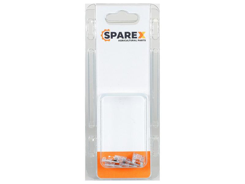 Agripak 6 un. fusiveis placa mini 25A branco Transparente (S.172894)
