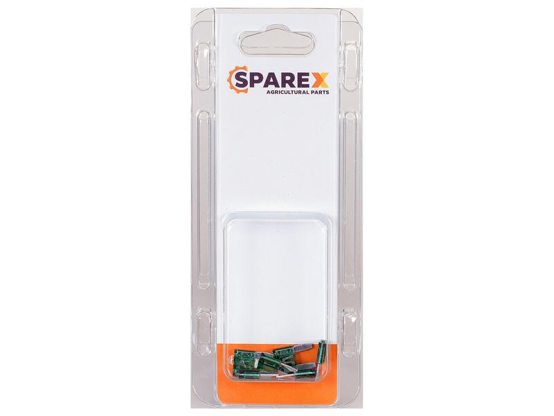 Agripak 6 un. fusiveis placa mini 30A Verde (S.172896)