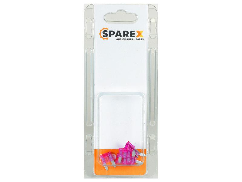Agripak 6 un. fusiveis placa mini 3.0A Roxo (S.172897)