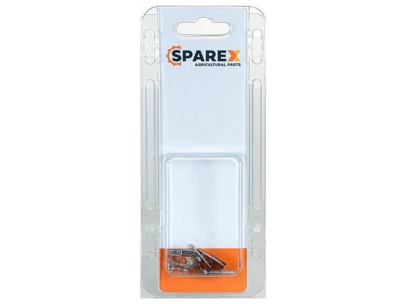 Agripak 6 un. fusiveis placa mini 5.0A marrom claro (S.172899)